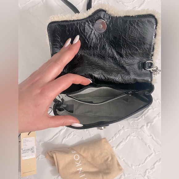 NWT Rebecca Minkoff Shearling Stella Crossbody - Picture 7 of 13